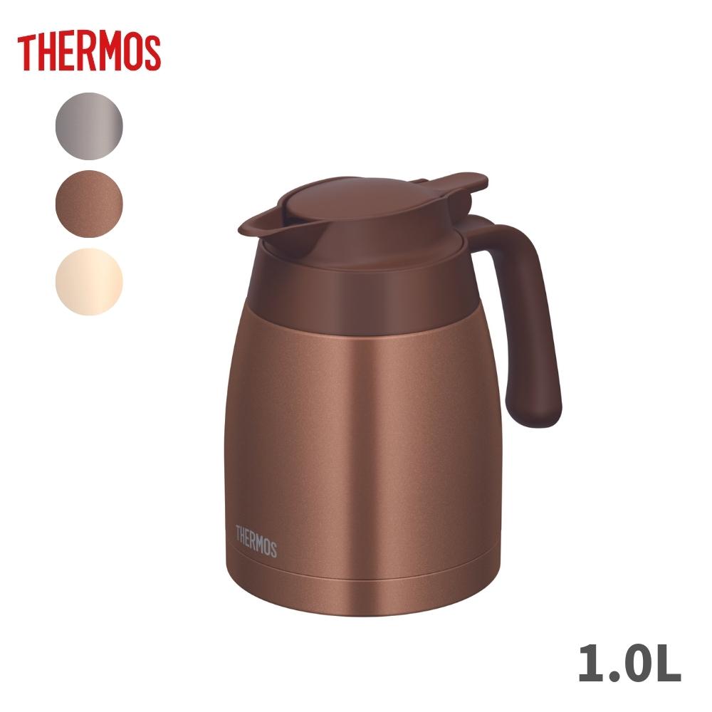 【9月度月間優良ショップ】サーモス ステンレスポット TTB-1001 卓上用ポット ステンレス製魔法びん 節電 保温 保冷 1.0L ステンレス 温活
