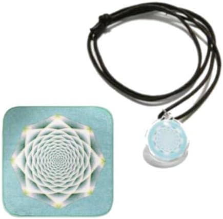 フラワーシャーベット ペンダント クスリエ ミニ タオル セット ハンカチ ネックレス お守り クスリ絵 活力 元気 運気 パワー エネルギー ヒーリング 癒し グッズ 医学博士 丸山修寛 先生 監修