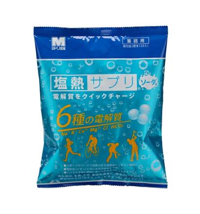 塩熱サプリ レモン ソーダ うめしそ味 セット 業務用 168g 3袋セット ミドリ安全 サプリ サプリメント タブレット 熱中症 暑さ 対策 スポーツ 運動 栄養 電解質 水分 塩分 補給