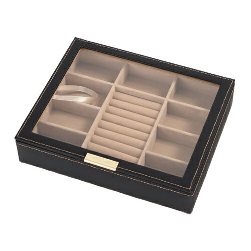 クーポン発行中 アクセサリーケース メンズ収納 アクセサリーケース 240-456 Elementum ジュエリーケース カフスケース レザーケース 収納 カフス コレクション ネクタイピン 革 レザー格安通販　バレンタイン　人気　ランキング