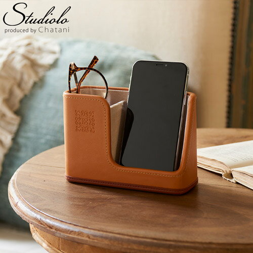 クーポン発行中 スマホ&メガネスタンド スマホスタンド メガネ立て 収納 老眼鏡 サングラス 眼鏡 ブラウン アラベスク キャメル インテリア おしゃれ かわい...