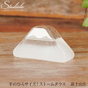 店内全品送料無料クーポン発行中5/9 19:59まで 在庫限り ストームグラス 富士山S オブジェ 置物 置き物 ふじさん 山 山脈 かわいい おしゃれ 北欧 ...