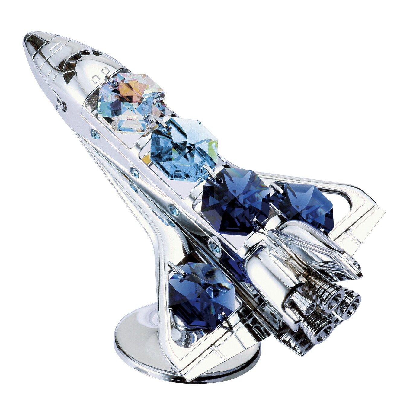 クーポン発行中 【CRYSTOCRAFT】スペースシャトル おしゃれ インテリア 置物 小物 オブジェ 景品 開運 幸運 縁起物 ラッキーアイテム 運気向上 プレゼント ギフト 母の日 父の日 クリスマス CRYSTOCRAFT 760-301 [3]