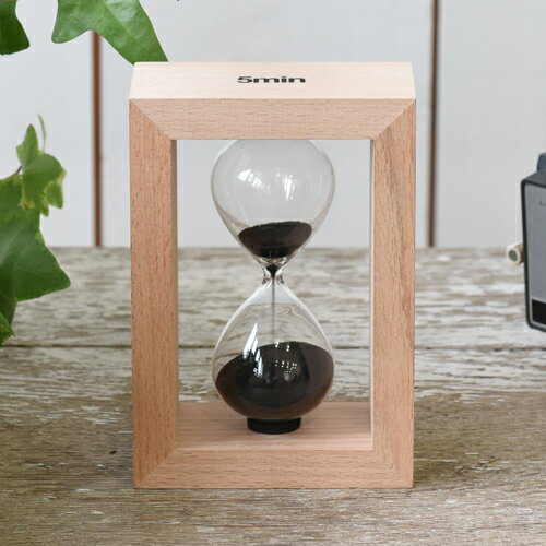 3個30%OFFクーポン発行中 5/16 1:59まで 完売御礼 在庫限り 楽天1位 【Sand Timer】砂時計　5分計【砂時計 5分計 おしゃれ インテリア 卓上 ガラス Fun Science ファン・サイエンス】 sci5 FS10