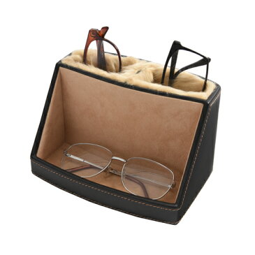 【小物収納 小物入れ】メガネスタンド スマホスタンド サングラススタンド【20P03Dec16】【HLS_DU ギフト】【収納ケース 敬老の日 インテリア おしゃれ メガネ立て メガネケース サングラスケース 皮革 レザーケース 小物ケース プレゼント】