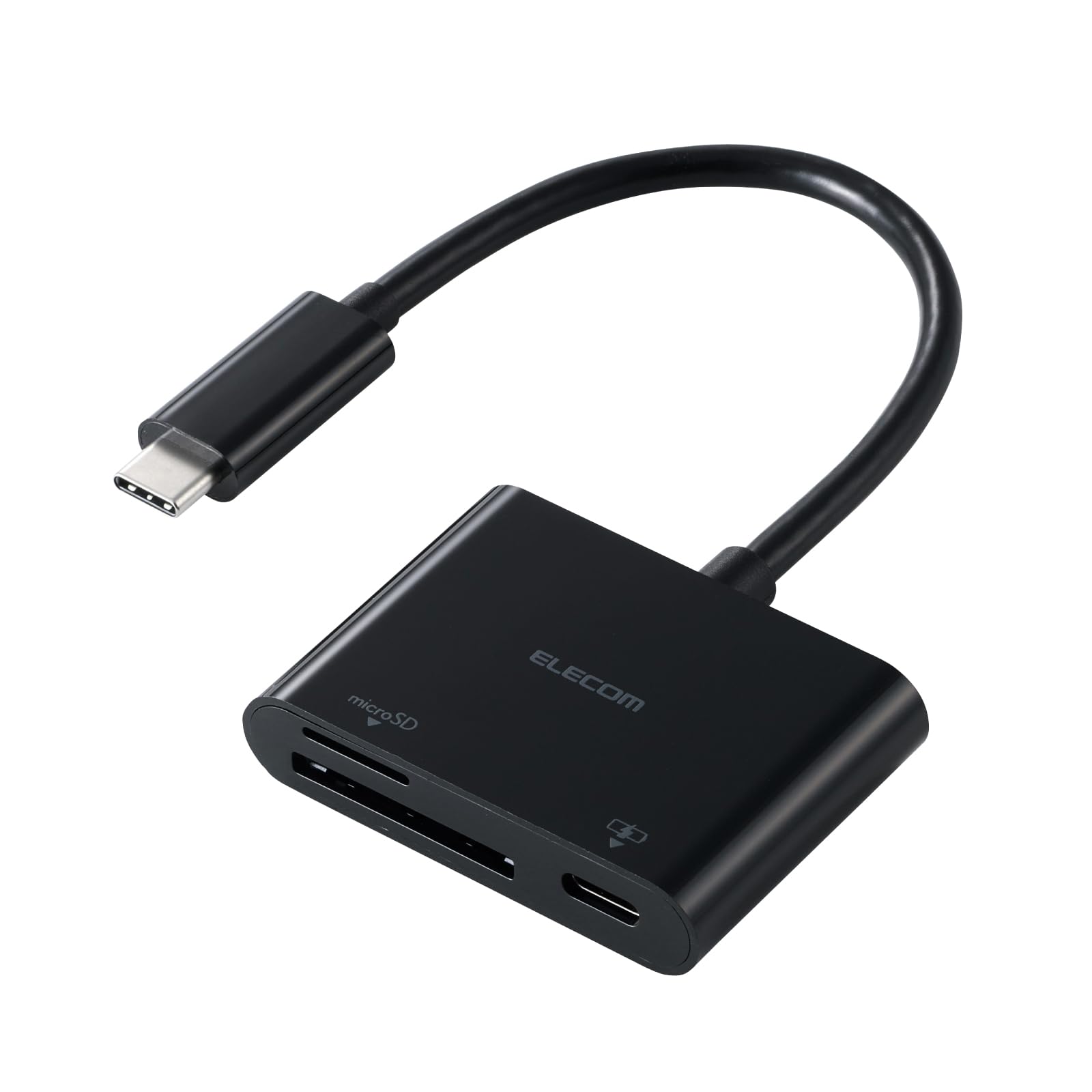 ・コネクタ:USB Type-C ・転送速度:最大5Gbps ・対応カード:SDカード、microSDカード ・給電:Power Delivery対応(最大入力100W) ・ケーブル長:12cm ・スロット仕様:UHS-I対応(最大104MB/s) ・対応カード規格:UHS-II、SD Express対応(※読み書きはUHS-I速度)