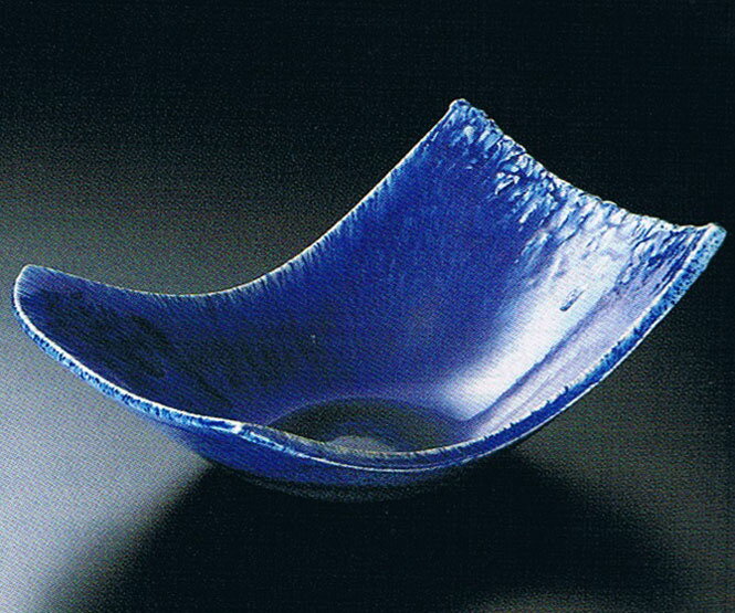 青ガラス 15.3 角ソリ鉢陶器 信楽焼 キッチン 和食器 大皿器 うつわ 贈り物 プレゼント ギフト 彩り屋