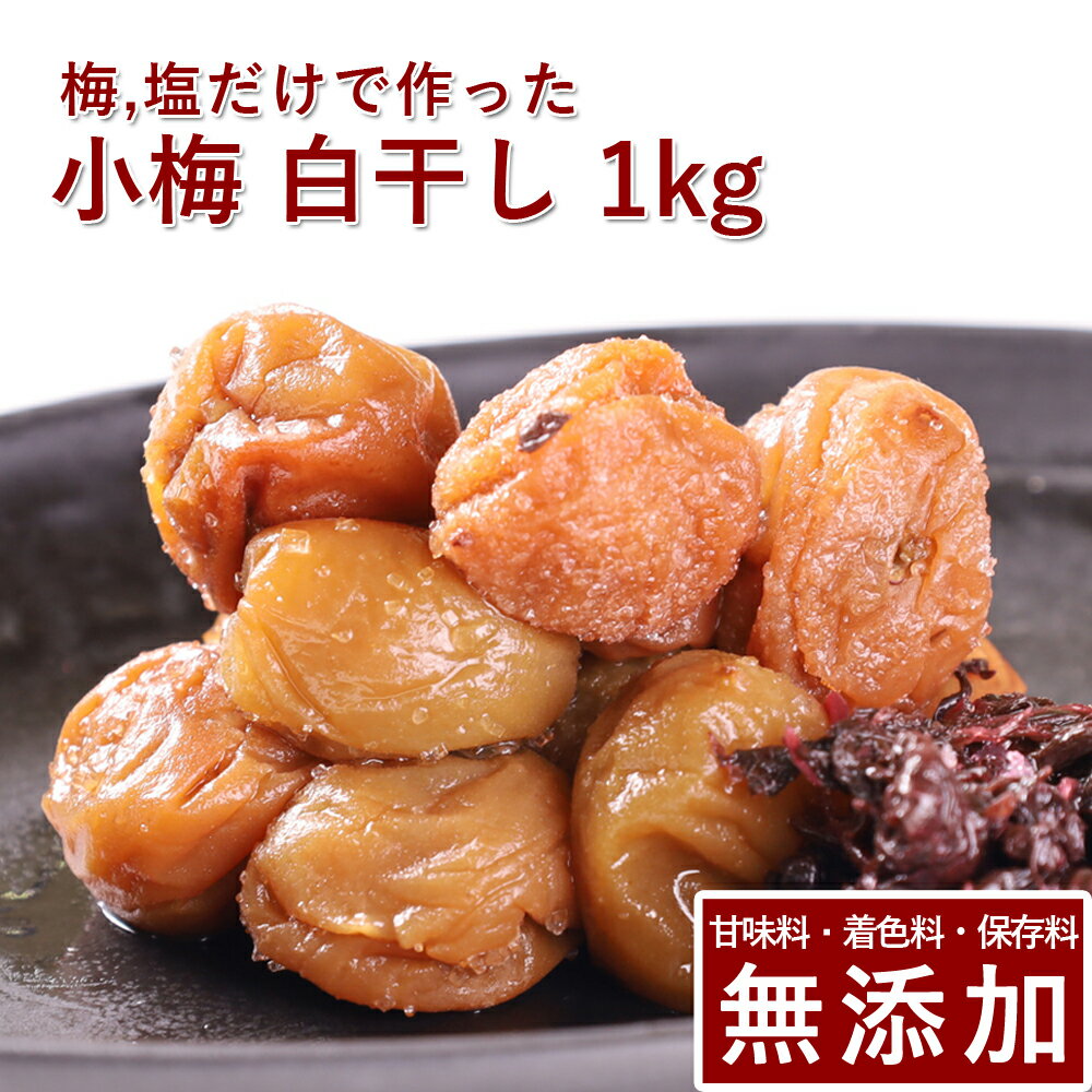 【10%OFF】小梅 梅干し 白干し 1kg紀州