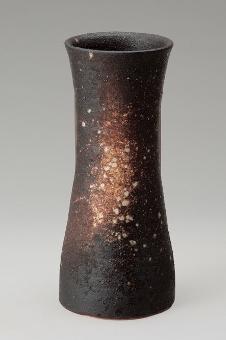 【10%OFF】窯変鼓型 花入 信楽焼 陶器 花器 花瓶彩り屋【楽天スーパーセール】