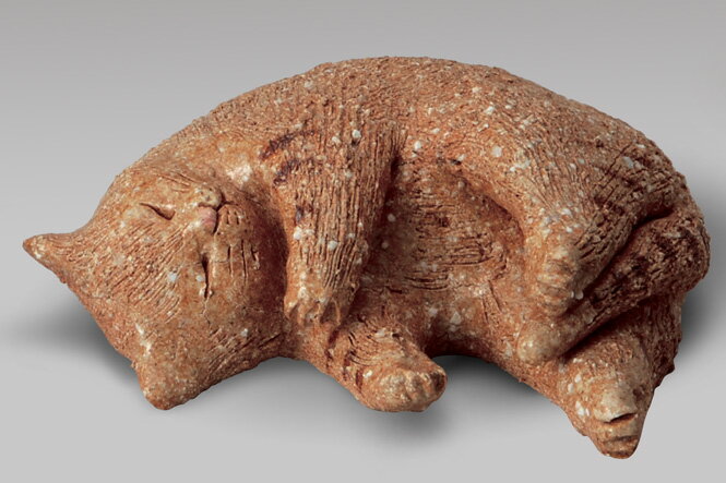 【10%OFF】ころがり猫 (大)信楽焼 陶器 置物 猫 開店祝い 新築祝い 引越し祝い プレゼント 贈り物 ギフト 彩り屋【楽天スーパーセール】