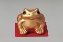カエルの置物 金運蛙 (小)信楽焼 陶器 置物 かえる 開店祝い 新築祝い 引越し祝い プレゼント 贈り物 ギフト 彩り屋