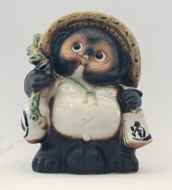 【10%OFF】ひねり狸 オス8号 信楽焼 たぬき 陶器 狸 置物 タヌキ 開店祝い 新築祝い 引越し祝い プレゼント 贈り物 ギフト 彩り屋【楽天スーパーセー...