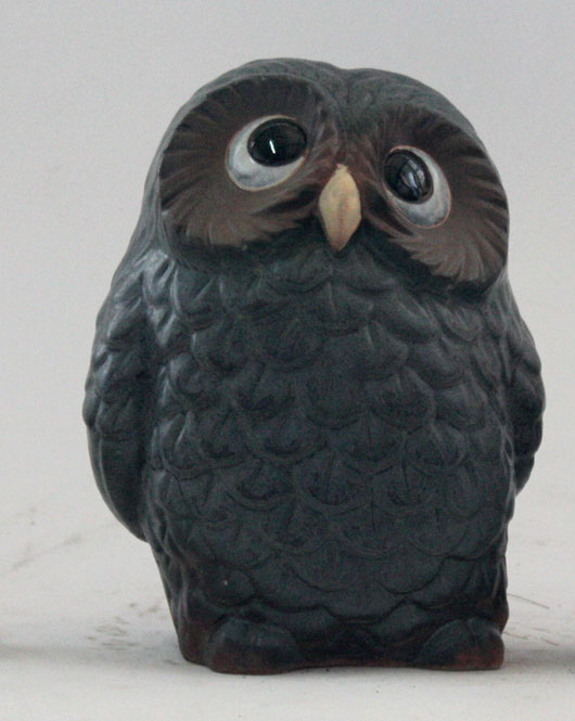 樂天商城 - ふくろう (青銅) 6.5号信楽焼 陶器 置物 梟 フクロウ 縁起物 開店祝い 新築祝い 引越し祝い プレゼント 贈り物 ギフト 彩り屋