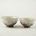 陶器 茶碗 信楽焼 灰釉粉引めし碗セット 大小セット キッチン 和食器 器 うつわ 贈り物 プレゼント ギフト 彩り屋