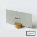 【HORN PLEASE】 BRASS ブラス カードスタンド ランプ ラウンド 真鍮 スタンド Brass Card Stand 店舗ディスプレイ ディスプレイ 店舗什器 什器 インテリア 店舗用品 店舗備品 展示用品 ショップ サロン オフィス 小物 おしゃれ(3)