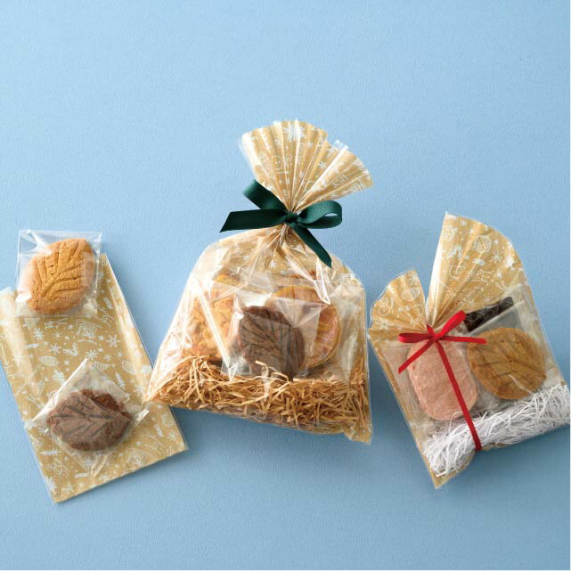 2枚 少量 少し 枚 リトル クリスマス OPP ギフトバッグ クリスマス OPP袋 透明袋 ラッピング袋 ラッピングバッグ ポリ袋 クリアバッグ クリア ビニ...