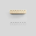 【KNOOPWORKS/クノープワークス】 WEEKLY CALENDAR スタンプ カレンダー 週 リスト ハビットトラッカー 習慣 毎日 1週間 1ヶ月 月...