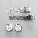 【KNOOPWORKS/クノープワークス】104/123 OPEN HERE マスキングテープ ホワイト グレー 開封 切り取り マステ Maskingtape...