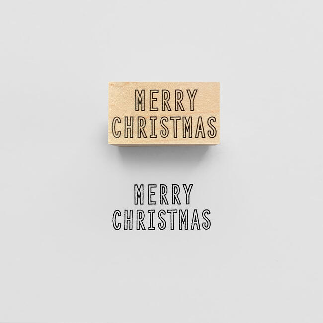 【KNOOPWORKS/クノープワークス】 MERRY CHRISTMAS メリークリスマス スタンプ Stamp はんこ ハンコ ラッピング コラージュ スク...