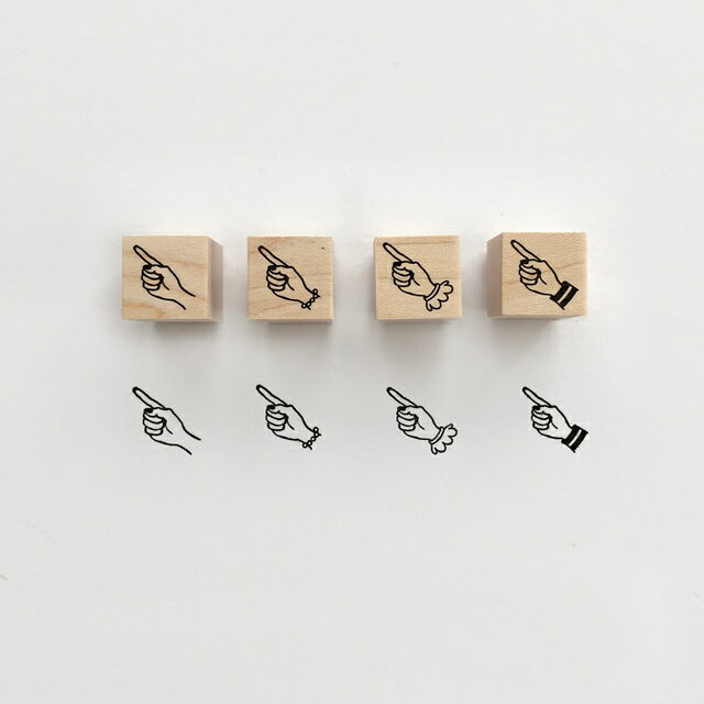 【KNOOPWORKS/クノープワークス】POINTING ポインティング 指さし ミニスタンプ スタンプ はんこ ラッピング コラージュ ハンドメイド 手紙 ...