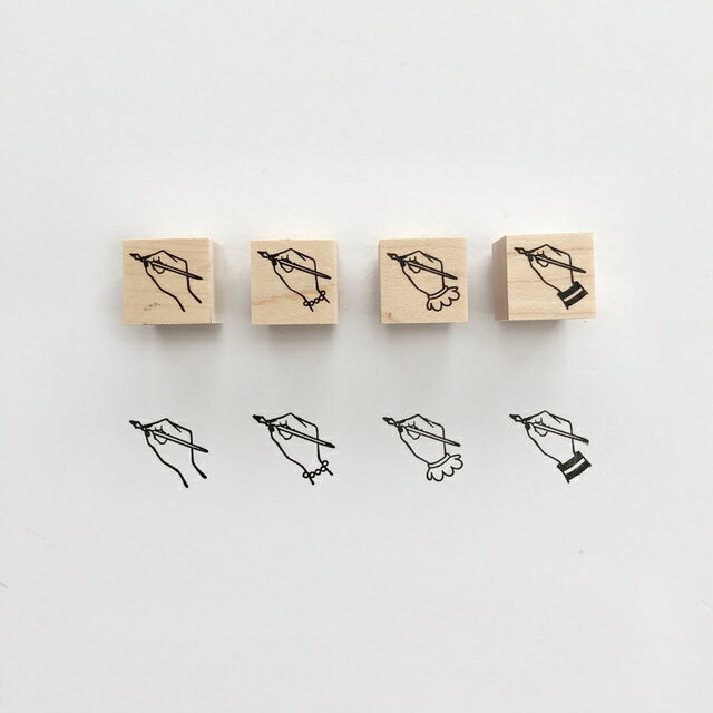 【KNOOPWORKS/クノープワークス】PEN ペン ミニスタンプ スタンプ Stamp はんこ ラッピング コラージュ ハンドメイド ハンコ スクラップ 手...