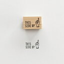 【KNOOPWORKS/クノープワークス】THISSIDEUP 天地無用 スタンプ ミニスタンプ Stamp はんこ ラッピング コラージュ スクラップ 手紙 ...