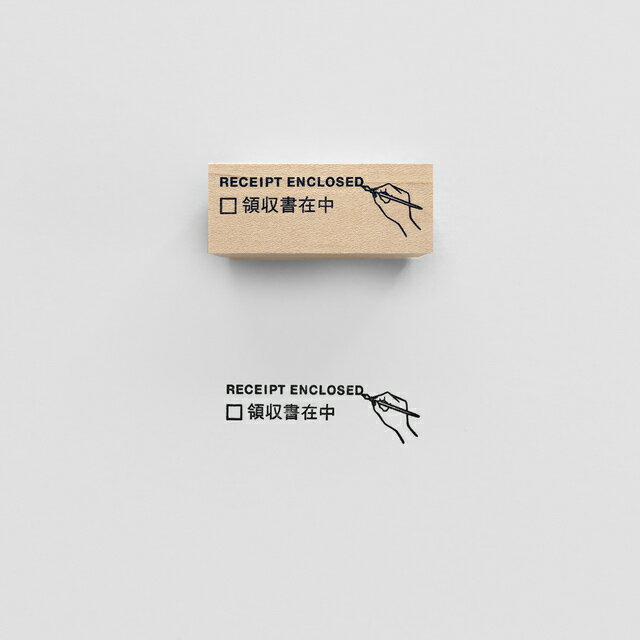 KNOOPWORKS クノープワークス PEN 領収書在中スタンプ スタンプ 領収書 書類在中 在中 Stamp はんこ ハンコ 印鑑 印 ゴム 書類 事務用品 実用 郵便 封筒 ビジネス 仕事