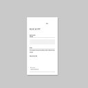 【KNOOPWORKS/クノープワークス】 英 単票 タテ 領収書 英 単票 タテ 伝票 事務用品 店舗用品 メモ用紙 紙 メモ ハンドメイド 手作り 作品 イ...