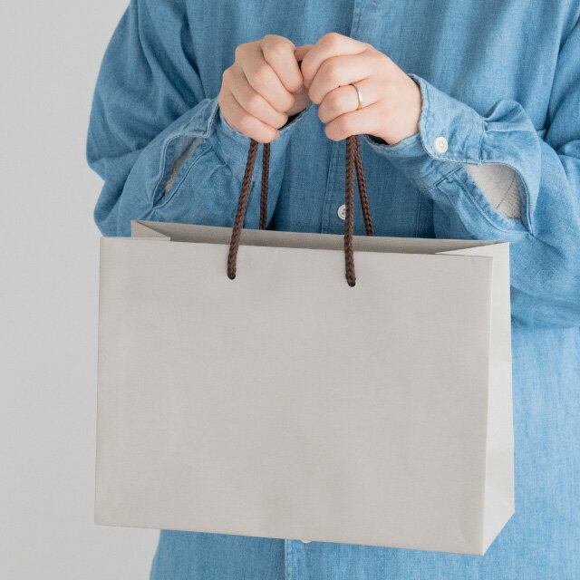 1枚 無地 グレージュ グレー ペーパーバッグ 紙袋 袋 ラッピング袋 マチ 手提げ袋 手提げバッグ ラッピングバッグ ギフト袋 ギフトバッグ ラッピング ギフ...