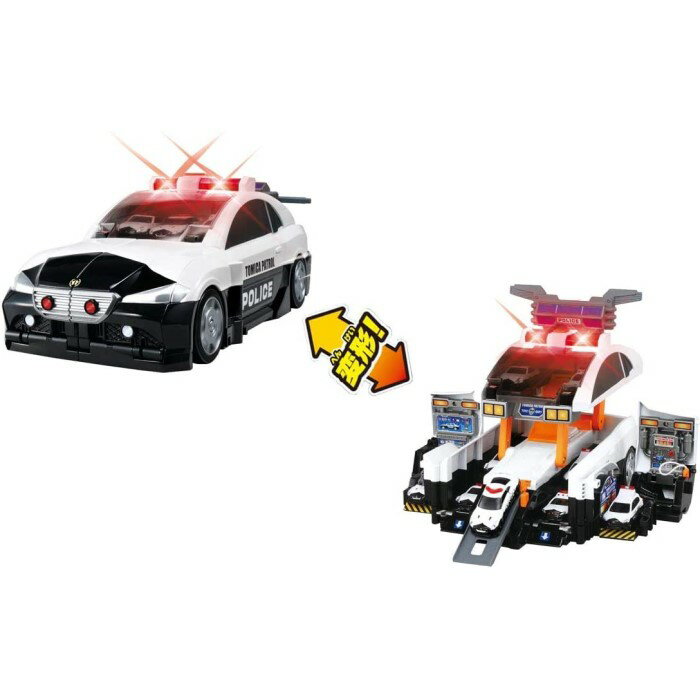 【8/31 23:59まで】トミカ ビッグに変形！ デカパトロールカー タカラトミー 車 おもちゃ 3歳 男の子 ごっこ遊び 室内遊び ギフト プレゼント 誕生日 お祝い 贈り物 ブラックフライデー クリスマス