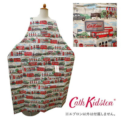 Cath Kidston キャスキッドソン 615396 エプロン ロンドンストリート アイボリー 正規品 新品 ブランド 母の日 敬老の日 祖母 自家用 実用的 おしゃれ 可愛い 記念 出産祝い クッキング カフェエプロン ギフト プレゼント 誕生日 お祝 贈り物 ブラックフライデー クリスマス