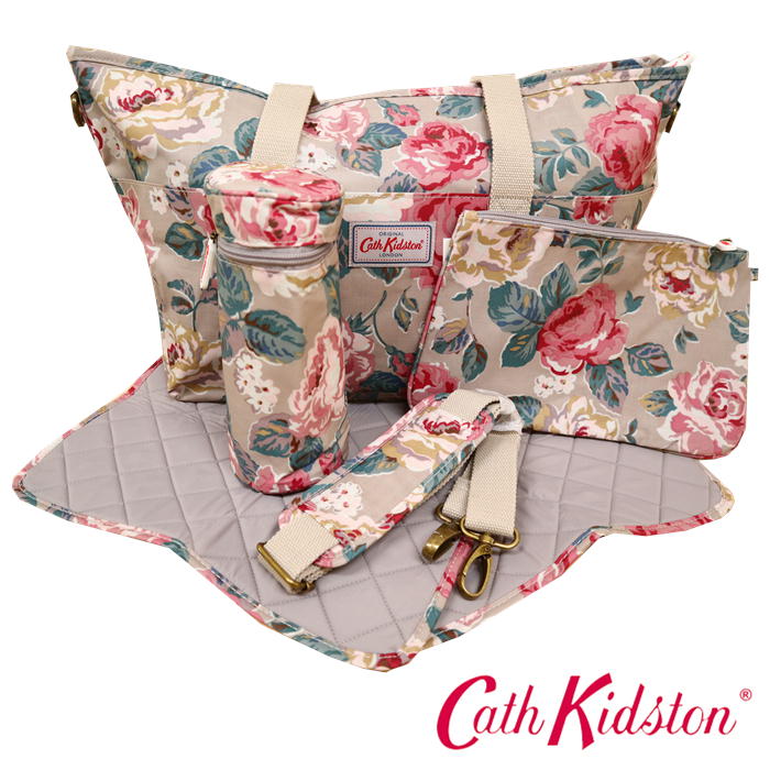 楽天いろは堂本店Cath Kidston キャスキッドソン 623995 マザーズトート フォレストローズ トープ 正規品 新品 子供用 マザーズバック ブランド 出産祝い ベビーギフト おしゃれ 可愛い ギフト プレゼント 誕生日 贈り物 ブラックフライデー クリスマス