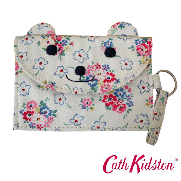 Cath Kidston キャスキッドソン 739917 キッズ キャット ポケットパースラッキーバンチ オフホワイト 正規品 新品 子供用 大人用ミニケース ミニ コインケース 小銭入れ コンパクト ブランド 出産祝いギフト ギフト プレゼント 誕生日 贈り物 ブラックフライデー クリスマス