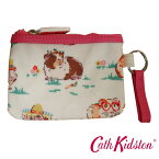 Cath Kidston キャスキッドソン 687515 キッズ ポケットパース ウィズ ペットパーティ クリーム 正規品 新品 子供用 大人用ミニケース ミニ コインケース 小銭入れ コンパクト ブランド 出産祝いギフト ギフト プレゼント 誕生日 贈り物 ブラックフライデー クリスマス