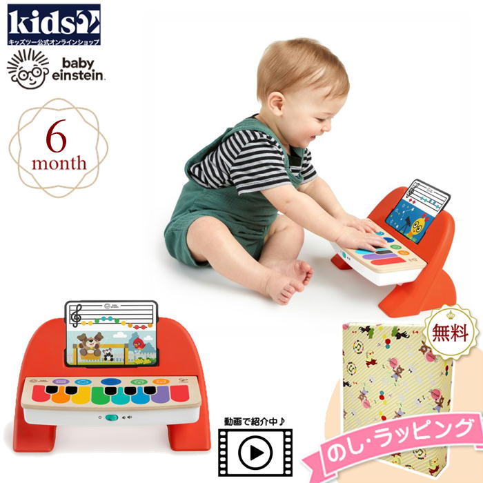 Kids2 Baby Einstein 12577 マジックタッチ・ピアノ・ファースト・メロディー キッズツー ベビーアインシュタイン 商品動画 木製 木のおもちゃ 音楽 ピアノ 楽器遊び 指先遊び ベビートイ 知育玩具 室内遊び ベビー 6ヶ月 ギフト 出産祝い