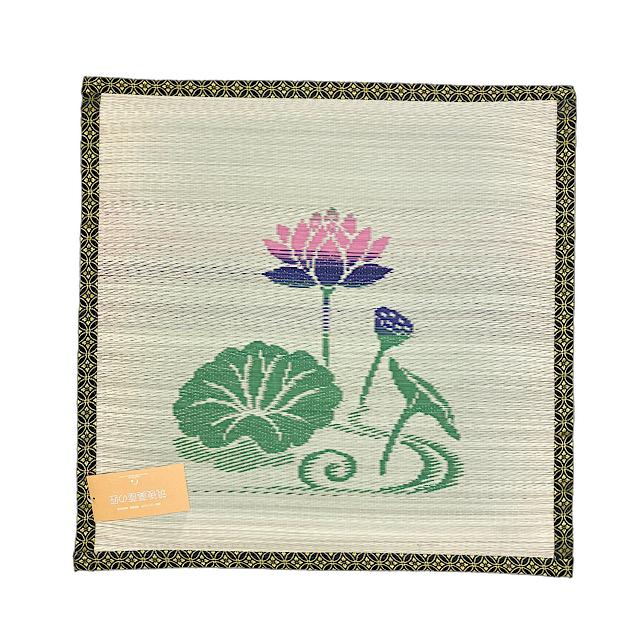 樂天商城 - 仏壇座布団 御前座布団 お寺様用 イ草 蓮 イグサ座布団 住職用座布団 法事用座布団 仏壇 住職 座布団 お仏壇 法事 法要 お坊さん お寺 仏事 お盆 お彼岸 仏前座布団 仏壇用品