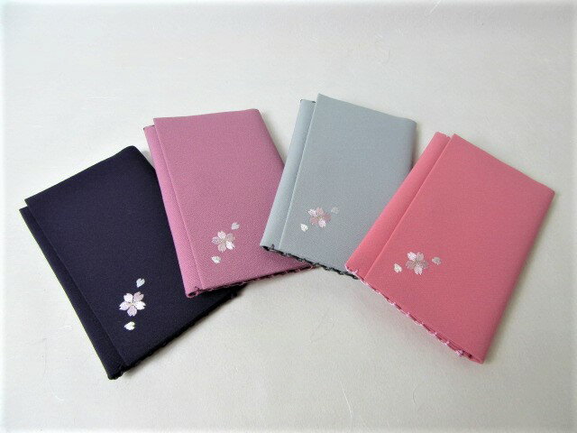 念珠袋 数珠袋 ちりめん いちりん 桜 灰桜 ピンク 紫 グレー 数珠入れ 男性 女性 日本製 京都 おしゃれ..