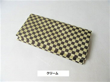 念珠袋 数珠袋 3WAY ひふみ 小市松 クリーム レンガ 紫