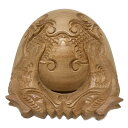 【在庫処分】仏具 楠 木魚 上彫り 3.5寸 鳴物 天台宗 真言宗 浄土宗 曹洞宗 臨済宗