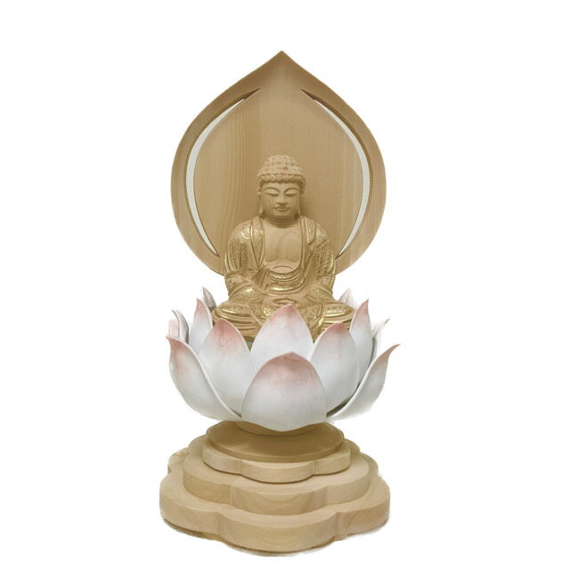 仏像 柘植 彩色台座 カマル 釈迦如来 金泥書 2寸 ツゲ 座釈迦 曹洞宗 臨済宗 天台宗 禅宗 釈迦如来像 ..