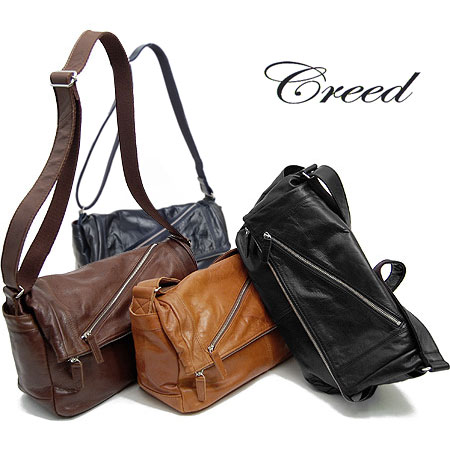 【1年保証】 クリード CREED フルクローム FULL CHROME 口折れ ショルダーバッグ メンズ 3002609格安通販　バレンタイン　人気　ランキング
