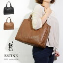 エスティーヌ ESTINE プラント2 ビジネス トートバッグ 手提げバッグ レディース ファスナー付き 1075590 通勤バッグ カジュアル OL A4