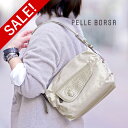 【1年保証】 Wクーポン付き 30%OFF セール ペレボルサ PELLE BORSA アライブ フラップ付き 2way ショルダーバッグ シャンパンゴールド ...