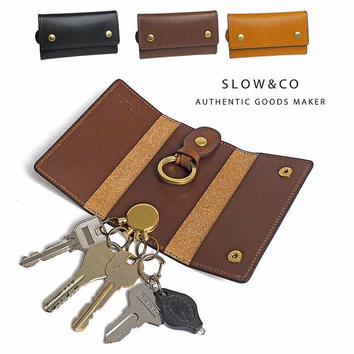 【プレケア特典】【1年保証】 Wクーポン付き スロウ SLOW キーケース ハービー キーホルダー メンズ SO741I 60サイズ