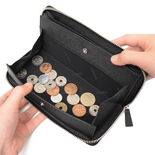 【1年保証】 ポーター カレント ラウンドファスナー 長財布 ギャルソンウォレット PORTER 吉田カバン メンズ ブラック/ネイビー 052-02214格安通販　バレンタイン　人気　ランキング