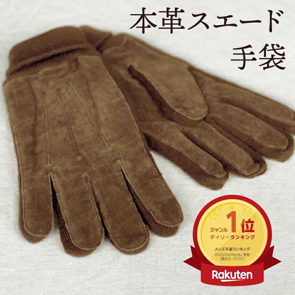 SALE【1870円→29％OFF】手袋 メンズ 豚革 アクリル あったか ウインター グローブ あったか かっこいい..