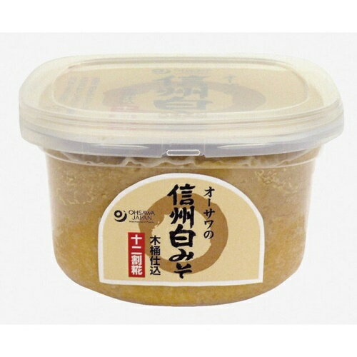 オーサワの信州白みそ (十二割糀 木桶仕込み) 750g オーサワジャパン オーサワの信州白みそ (十二割糀 木桶仕込み) 750g オーサワジャパン