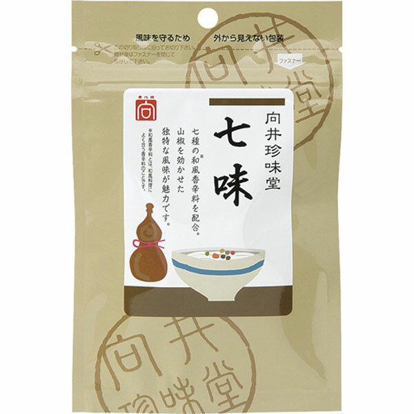 ★20個までなら全国一律送料300円(税込)★香辛料〈七味〉 15g 向井