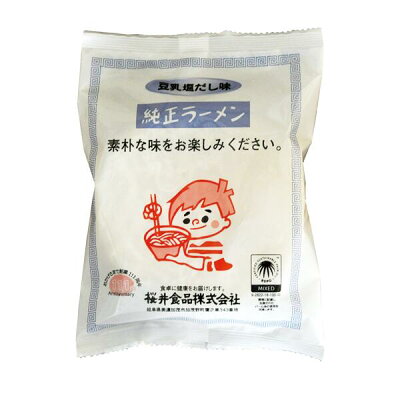 いろはのいえ 純正ラーメン・豆乳塩だし味104g 桜井