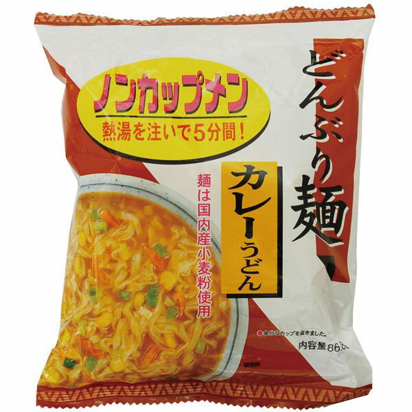 どんぶり麺・カレーうどん 86.8g×4個セット トーエー